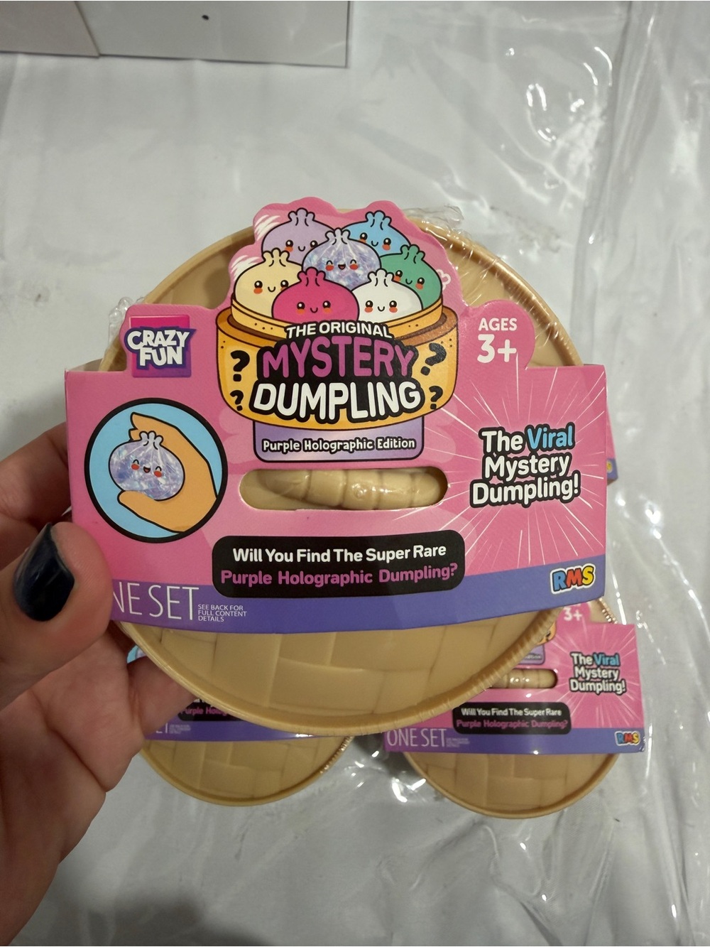 Mystery Dumpling Purple Holographic Edition Plush Toy-Limited-time price